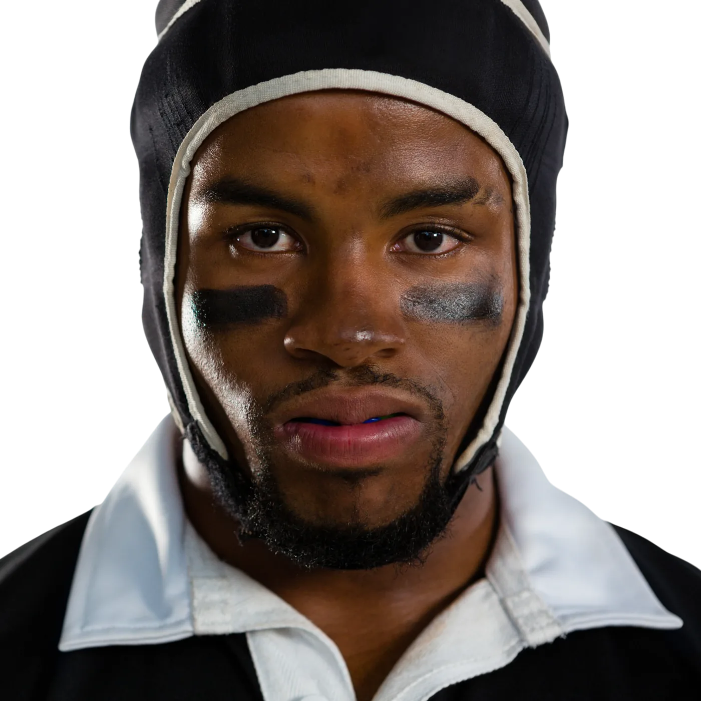 Athlete wearing a Signature sports mouthguard